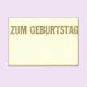 Geburtstagskarte 