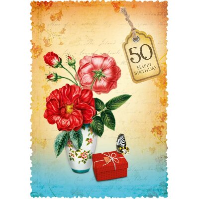 Grukarte Romantique Blume 50