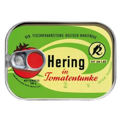 Dosenpost Hering in Tomatentunke