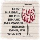 Marmorfliese Es ist mir egal, ob...