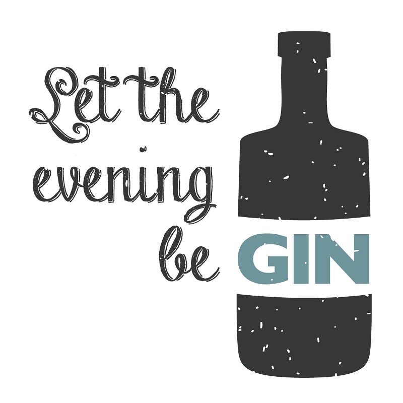 Marmorfliese 'Let the evening beGIN