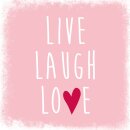 Marmorfliese live laugh love