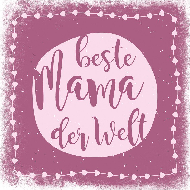 Marmorfliese 'beste Mama der Welt