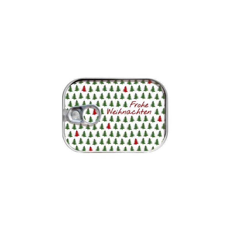 Dosenpost Frohe Weihnachten, Tannenbäume