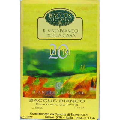 CANTINA DI SOAVE Baccus Bianco - Bag in Box - 10 Liter