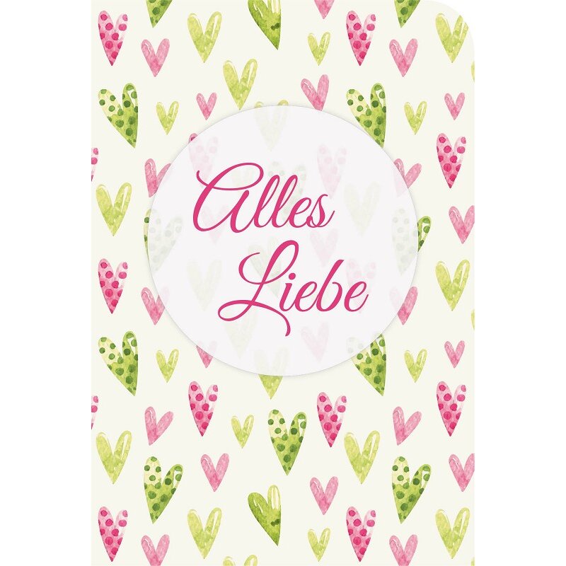 Grußkarte Aquarell Alles Liebe