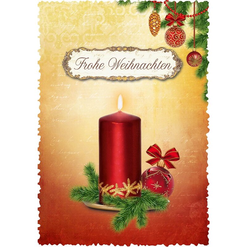 Grußkarte 'Frohe Weihnachten