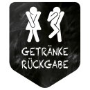 Dekoschild "Getränkerückgabe"