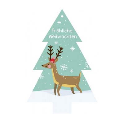 Formkarte unser Finne Fröhliche Weihnachten