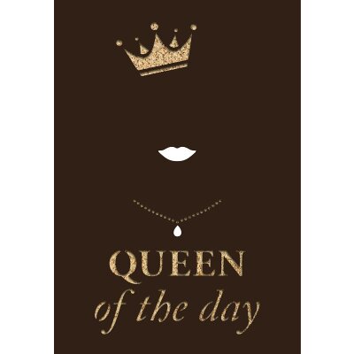 Grußkarte paper deluxe Queen of the day