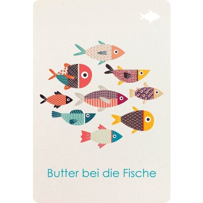 Postkarte unser Finne Fische