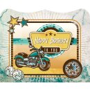 3D Grußkarte Geburtstag - Harley Davidson
