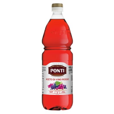 PONTI Aceto di vino rosso - Rotweinessig - 1 Liter