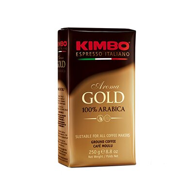 KIMBO Espresso Italiano Aroma Gold, gemahlen, 250 g