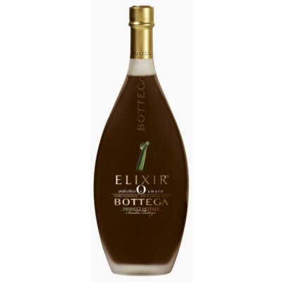 BOTTEGA Elixier Amaro Zero  - Alkoholfreier Kräuterlikör - 0,5 Liter