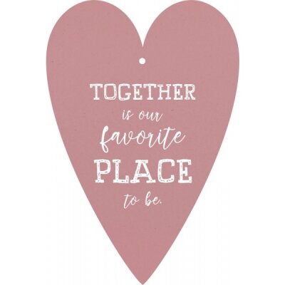 Herzkarte Unsere Finne "Together is our favorite place to be"