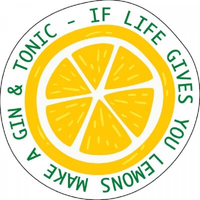 Magnet "If life gives you lemons make a gin & tonic"