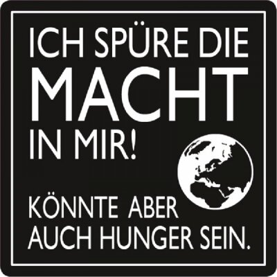 Magnet Ich spüre die Macht in mir!