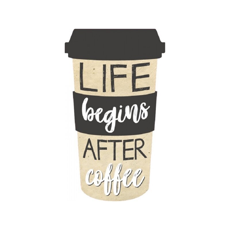 Magnet 'Life begins after coffee