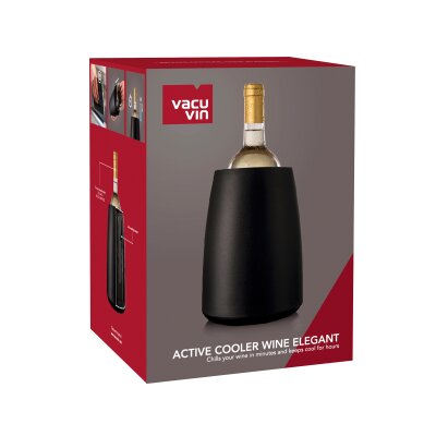 VACU VIN Weinkhler Elegant, aktiv, scharz
