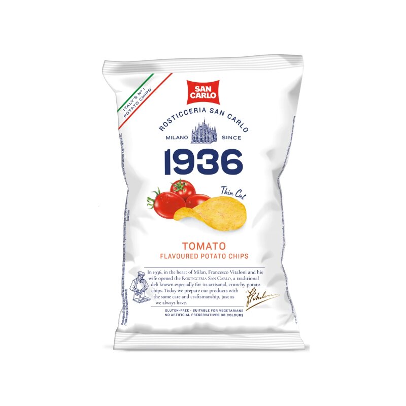 SAN CARLO 1936 Chips mit Tomate - 150g