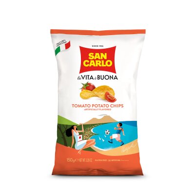 SAN CARLO PIU GUSTO Chips mit Tomate -150g