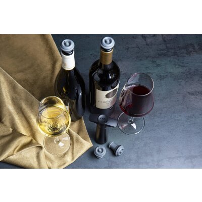 VACU VIN 3er Set Weinverschlsse - farbig sortiert