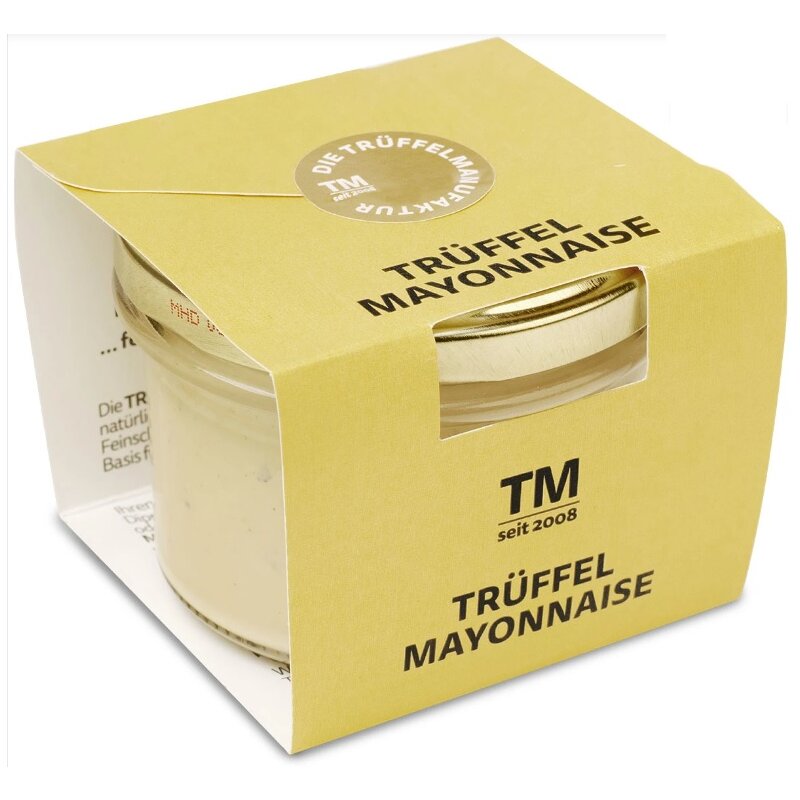 DIE TRÜFFELMANUFAKTUR - Trüffel Mayonnaise - vegan - 180g Glas