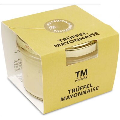 DIE TRÜFFELMANUFAKTUR - Trüffel Mayonnaise - vegan - 180g Glas