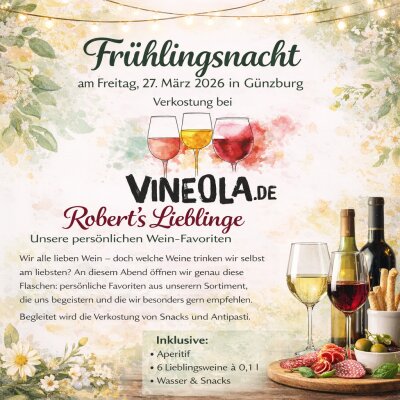 Eintrittskarte - Prickelnde Verführung – ein Abend voller Eleganz und Genuss 20.02.2026