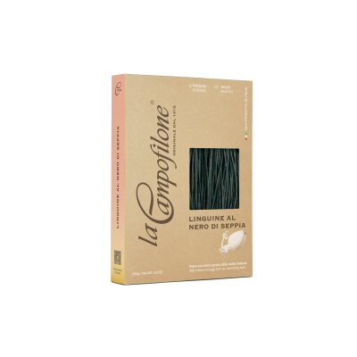 LA CAMPOFILONE Linguine allUovo Nero di Seppia - 250g